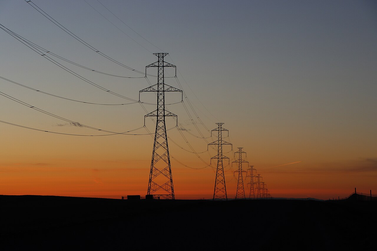 Gráfico del precio horario de la electricidad en una pantalla de ordenador
